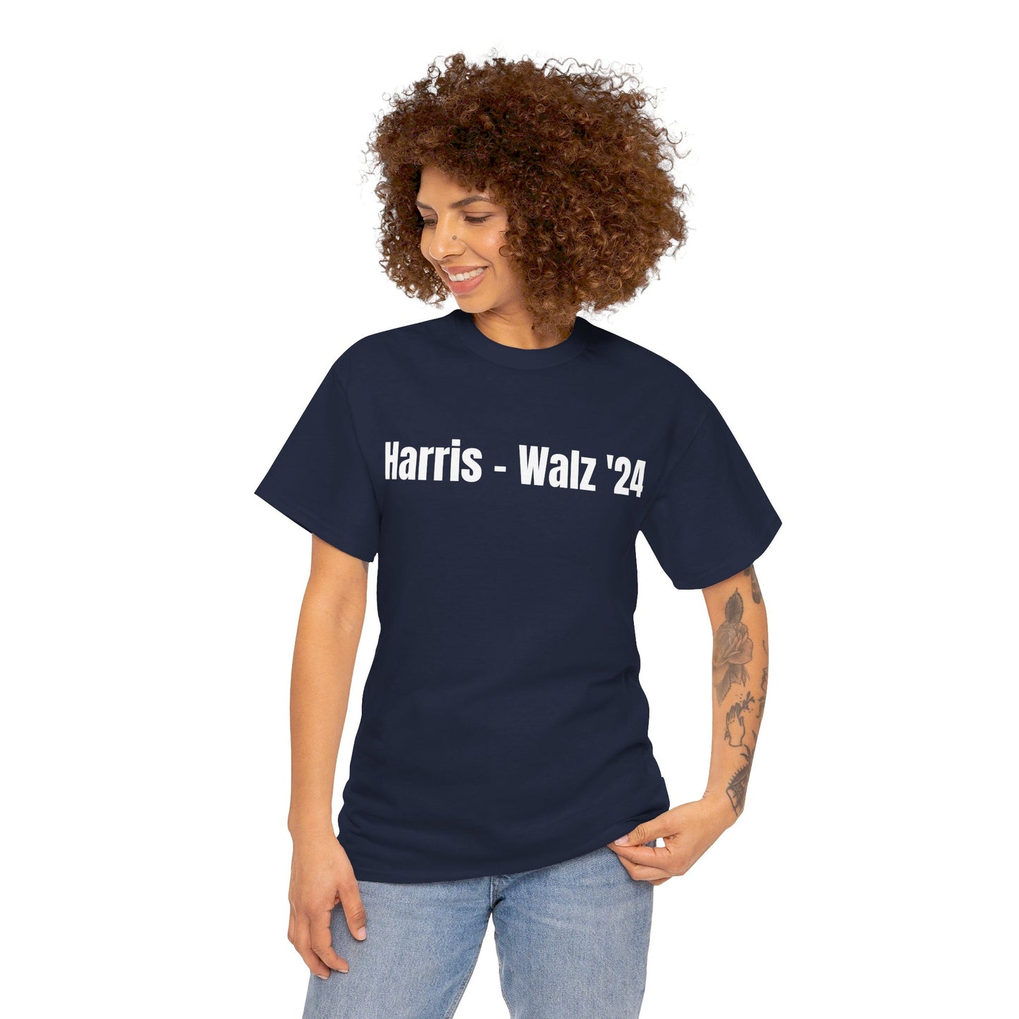 Harris-Walz Unisex Heavy Cotton Tee