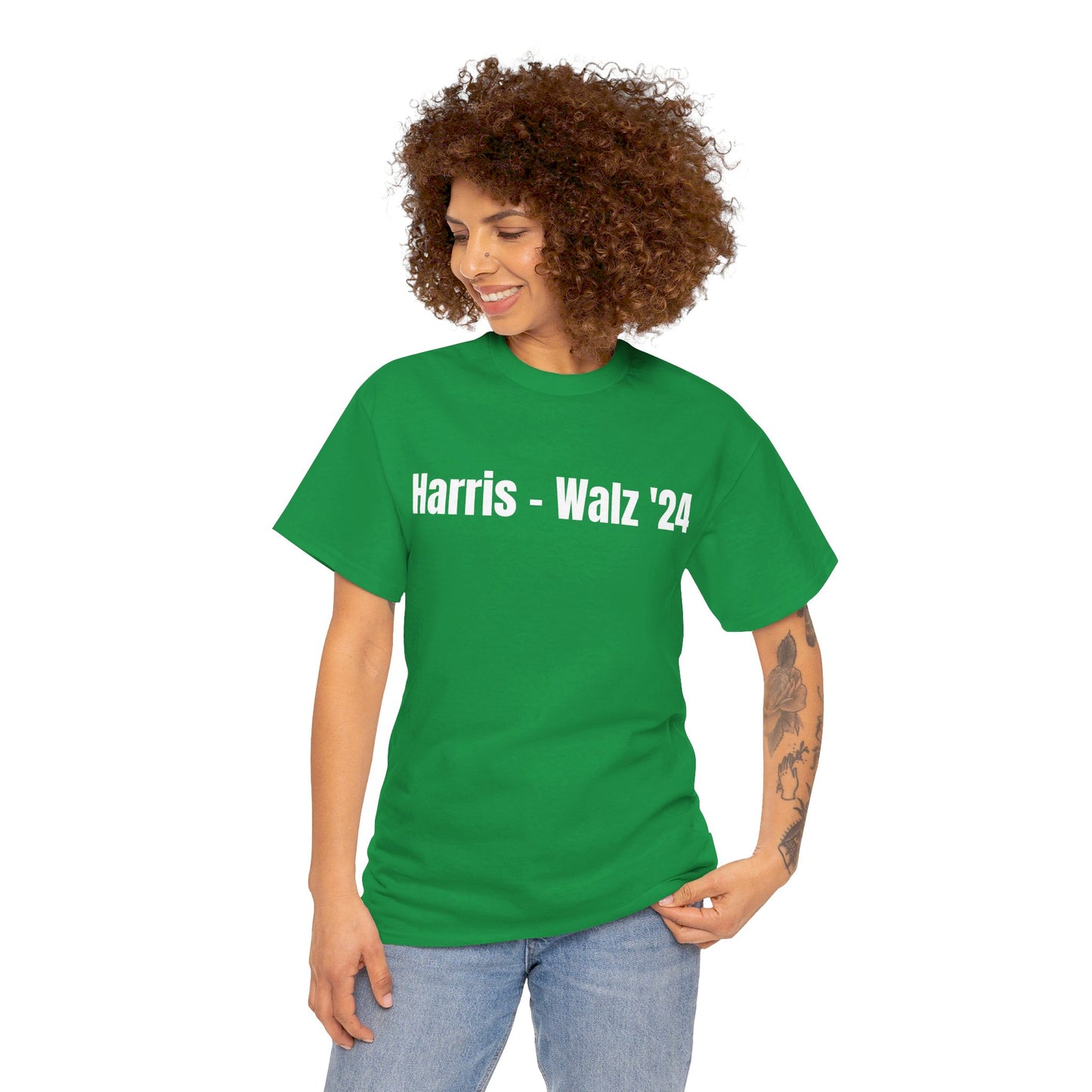 Harris-Walz Unisex Heavy Cotton Tee