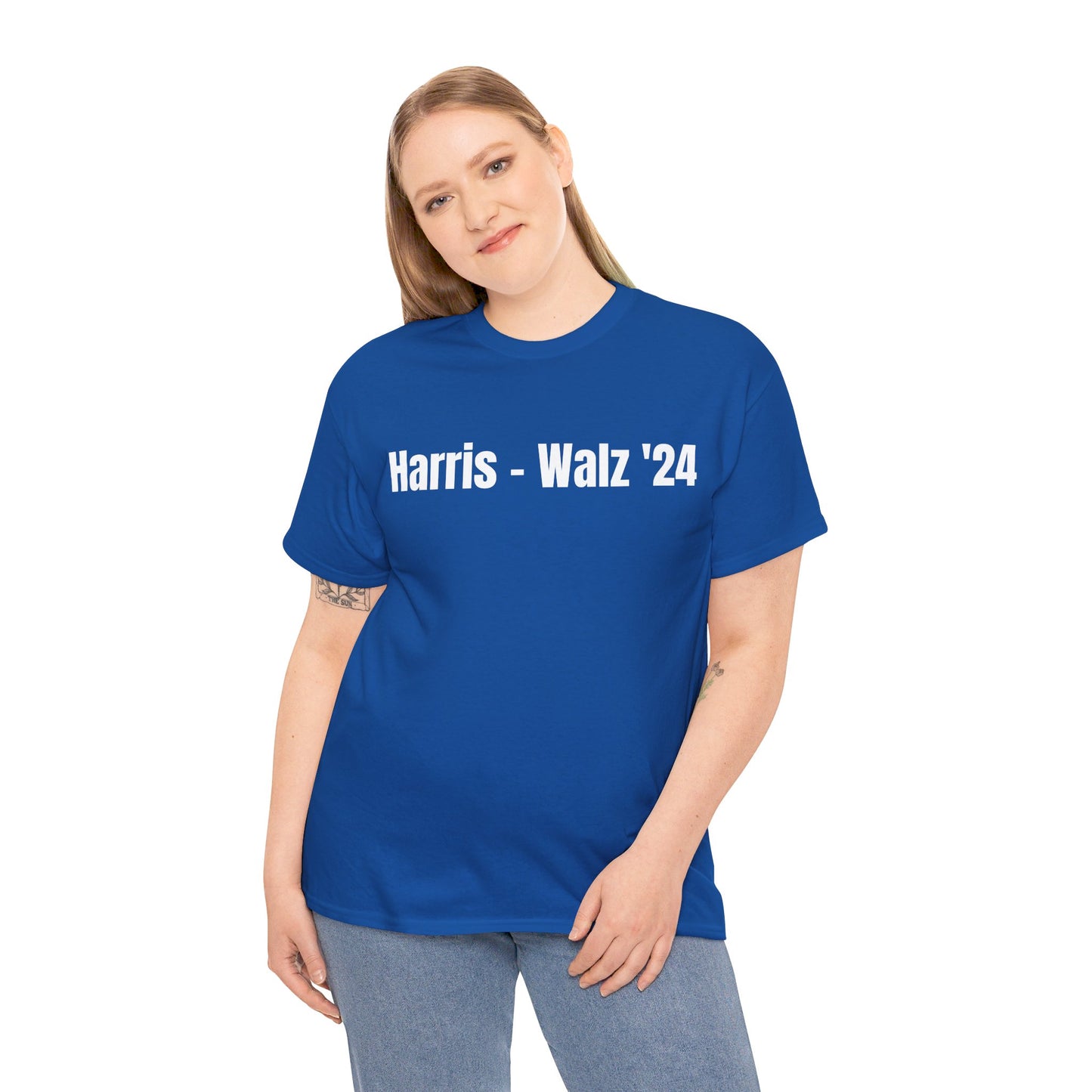 Harris-Walz Unisex Heavy Cotton Tee