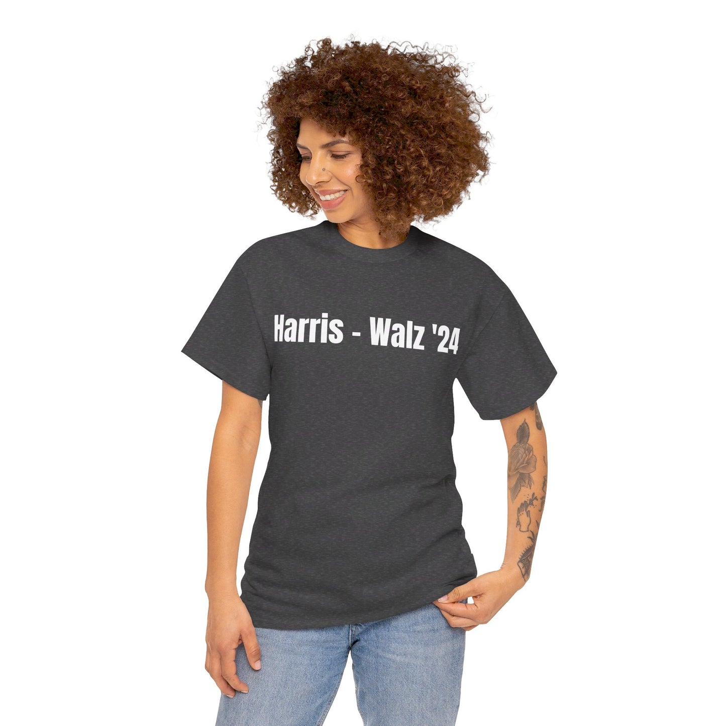 Harris-Walz Unisex Heavy Cotton Tee